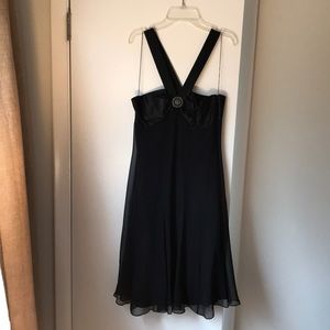 Black cocktail dress